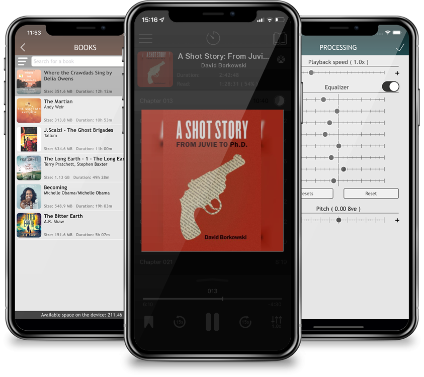 Audiobook A Shot Story: From Juvie to Ph.D. by David Borkowski