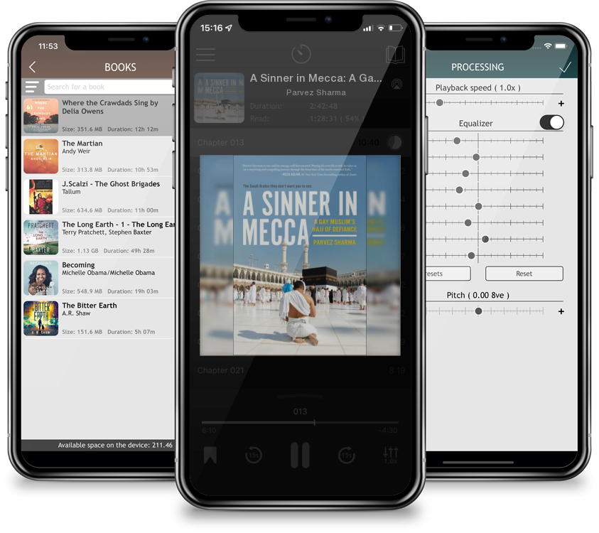 Audiobook A Sinner in Mecca: A Gay Muslim\'s Hajj of Defiance by Parvez Sharma