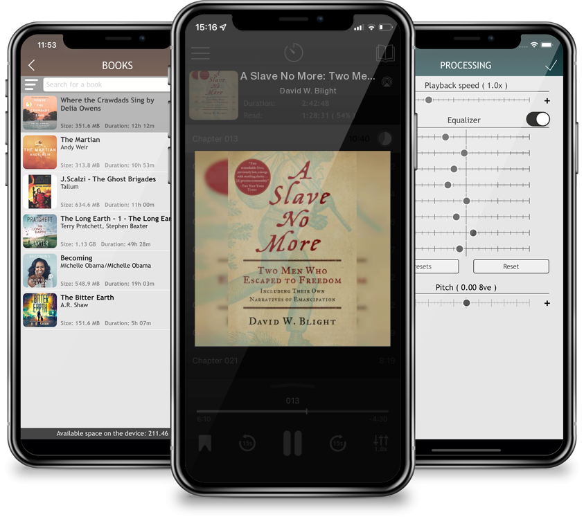 Audiobook A Slave No More: Two Men Who Escaped to Freedom, Including Their Own Narratives of Emancipation by David W. Blight