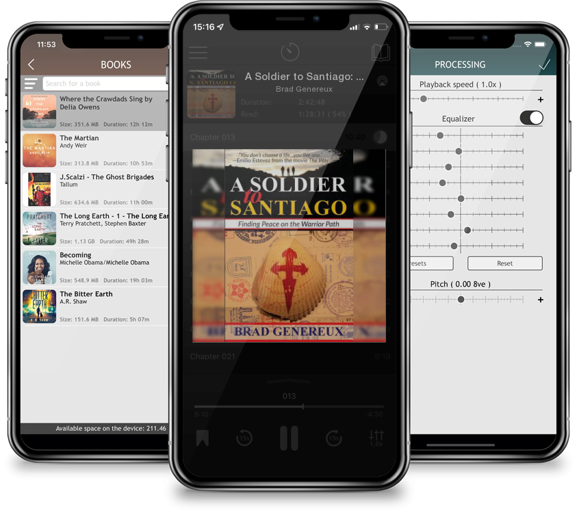 Audiobook A Soldier to Santiago: Finding Peace on the Warrior Path by Brad Genereux
