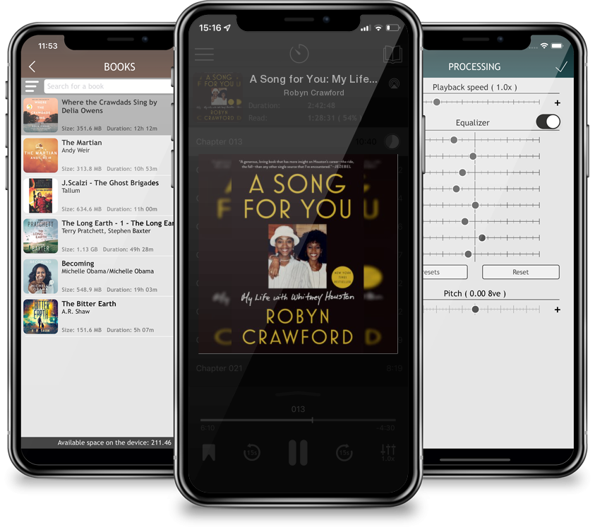 Audiobook A Song for You: My Life with Whitney Houston by Robyn Crawford