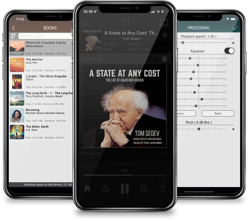 Audiobook A State at Any Cost: The Life of David Ben-Gurion (Compact Disc) by Tom Segev