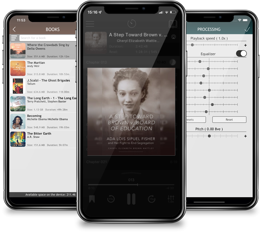 Audiobook A Step Toward Brown v. Board of Education: Ada Lois Sipuel Fisher and Her Fight to End Segregation by Cheryl Elizabeth Wattley