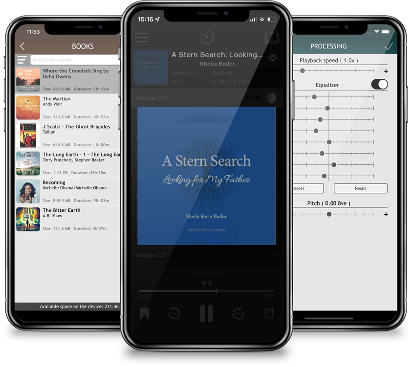 Audiobook A Stern Search: Looking for My Father by Sheila Bader