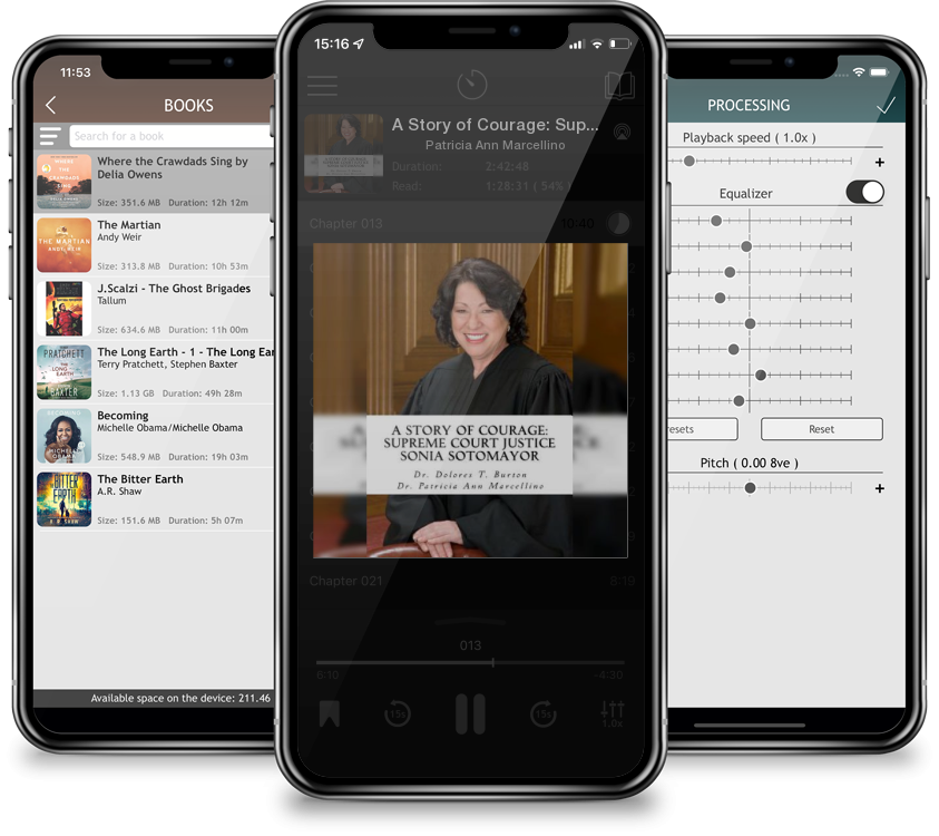 Audiobook A Story of Courage: Supreme Court Justice Sonia Sotomayor by Patricia Ann Marcellino