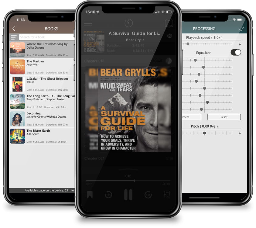 Audiobook A Survival Guide for Life: How to Achieve Your Goals, Thrive in Adversity, and Grow in Character by Bear Grylls