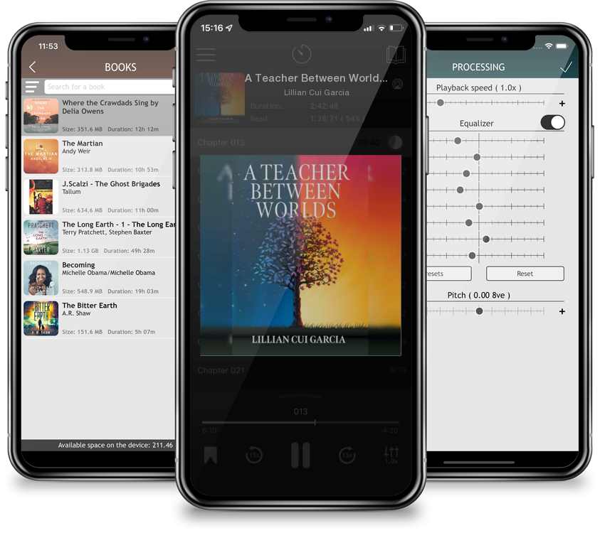 Audiobook A Teacher Between Worlds by Lillian Cui Garcia