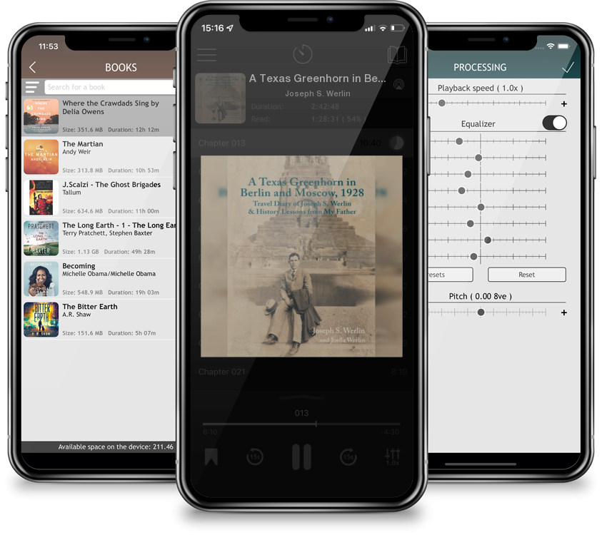 Audiobook A Texas Greenhorn in Berlin and Moscow, 1928: Travel Diary of Joseph S. Werlin & History Lessons from My Father by Joseph S. Werlin