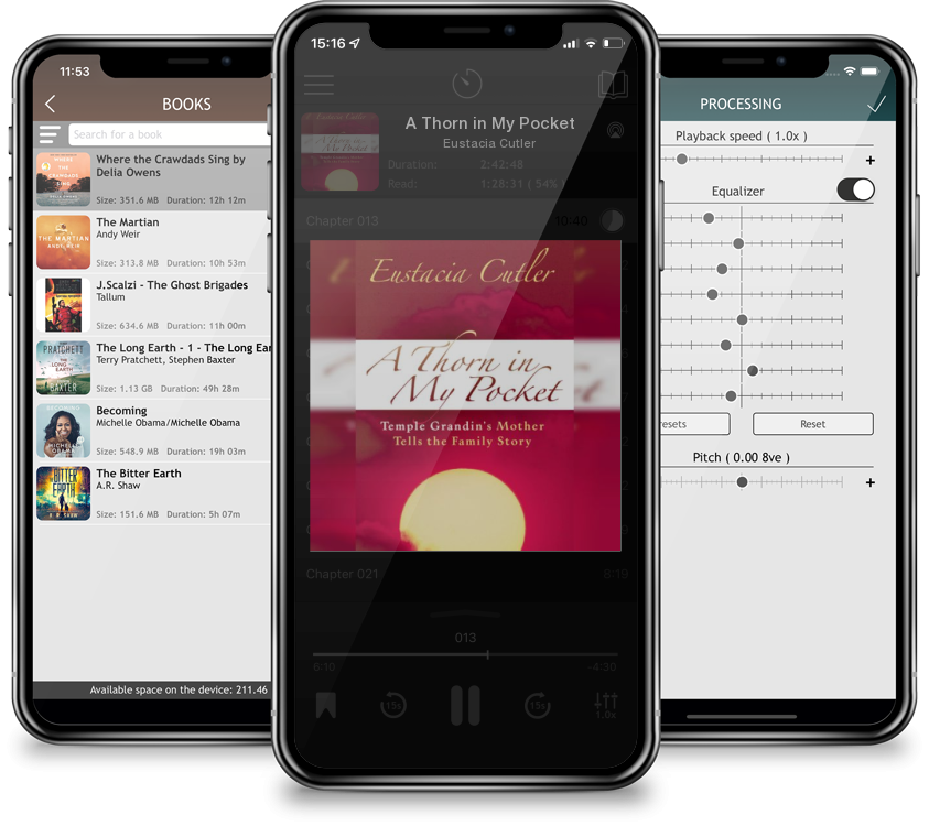 Audiobook A Thorn in My Pocket by Eustacia Cutler