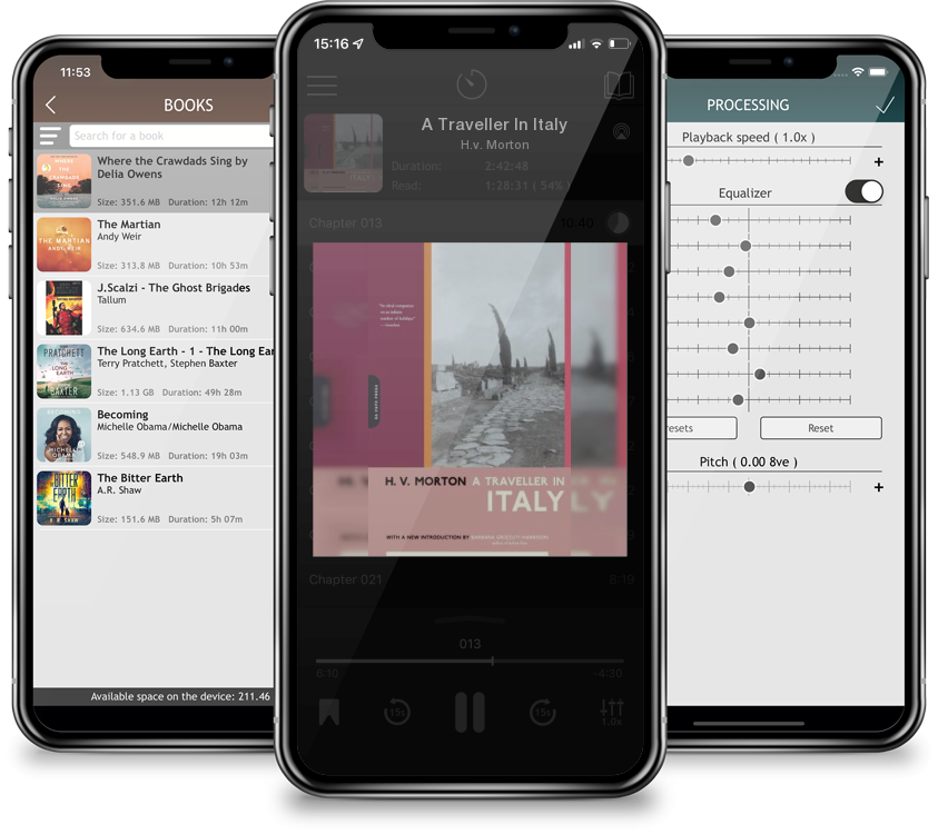 Audiobook A Traveller In Italy by H.v. Morton