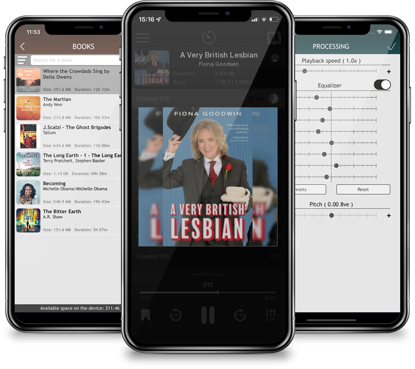 Audiobook A Very British Lesbian by Fiona Goodwin