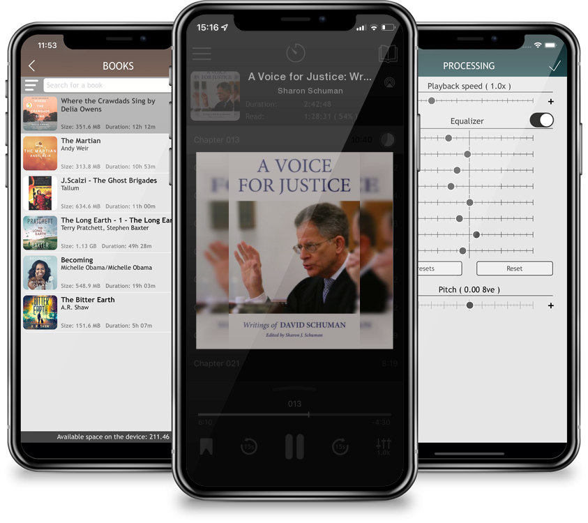 Audiobook A Voice for Justice: Writings of David Schuman by Sharon Schuman