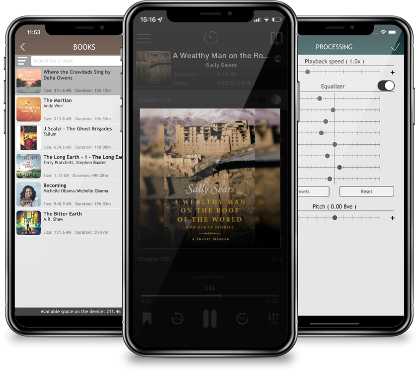 Audiobook A Wealthy Man on the Roof of the World and Other Stories by Sally Sears