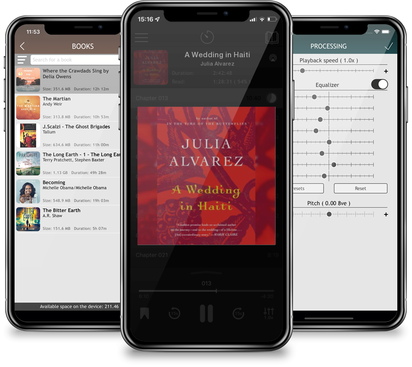 Audiobook A Wedding in Haiti by Julia Alvarez