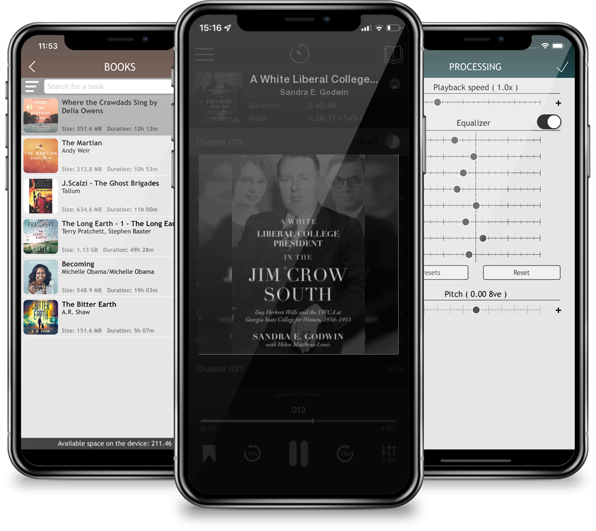 Audiobook A White Liberal College President in the Jim Crow South: Guy Herbert Wells and the YWCA at Georgia State College for Women, 1934-1953 by Sandra E. Godwin