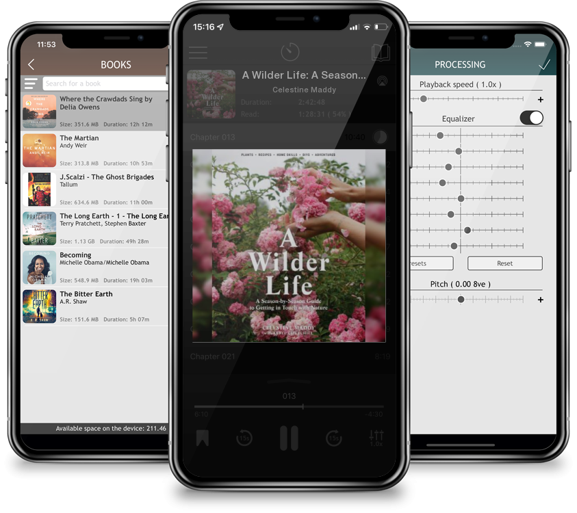 Audiobook A Wilder Life: A Season-by-Season Guide to Getting in Touch with Nature by Celestine Maddy