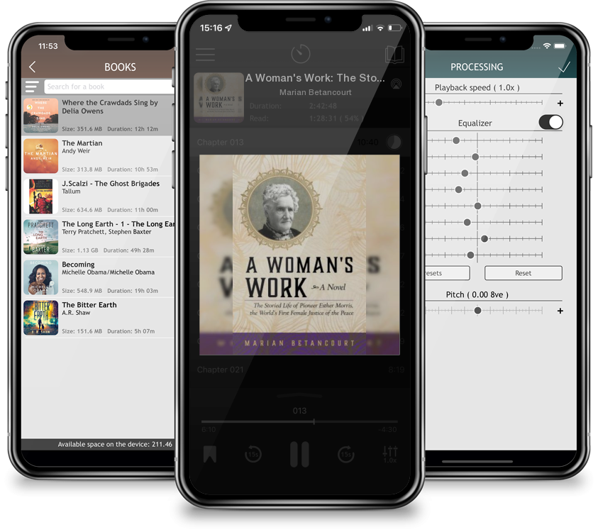 Audiobook A Woman\'s Work: The Storied Life of Pioneer Esther Morris, the World\'s First Female Justice of the Peace by Marian Betancourt