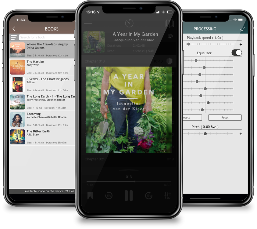 Audiobook A Year in My Garden by Jacqueline van der Kloet