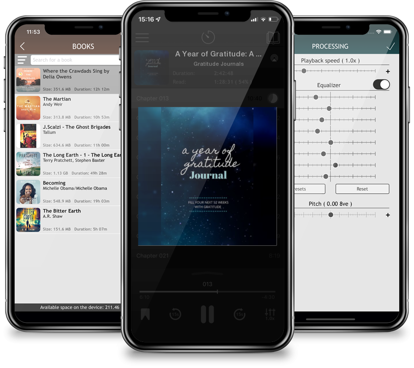 Audiobook A Year of Gratitude: A Journal and Tracker to practice gratitude daily - One Year Planner of cultivating an attitude of gratitude [6\