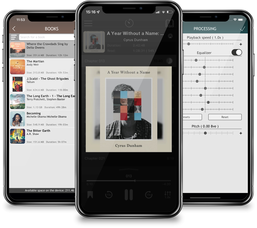 Audiobook A Year Without a Name: A Memoir by Cyrus Dunham