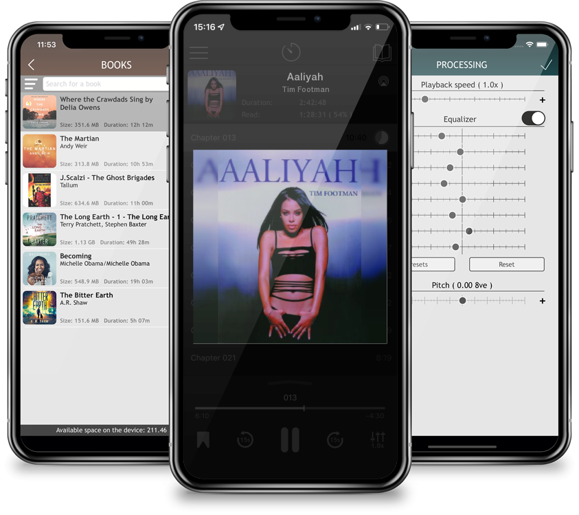 Audiobook Aaliyah by Tim Footman