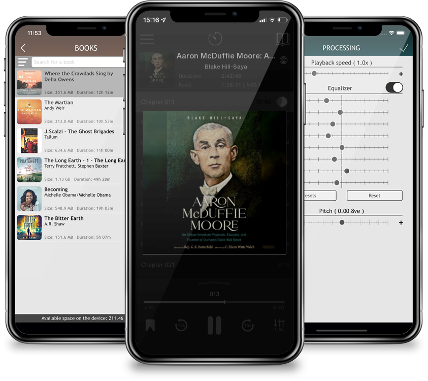 Audiobook Aaron McDuffie Moore: An African American Physician, Educator, and Founder of Durham\'s Black Wall Street by Blake Hill-Saya