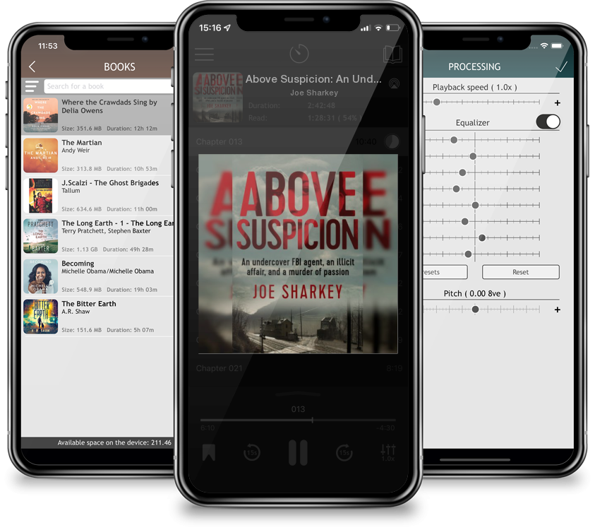 Audiobook Above Suspicion: An Undercover FBI Agent, an Illicit Affair, and a Murder of Passion by Joe Sharkey