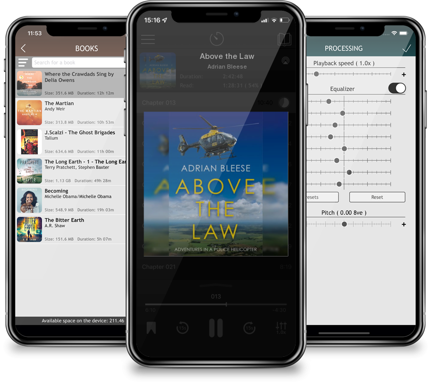 Audiobook Above the Law by Adrian Bleese
