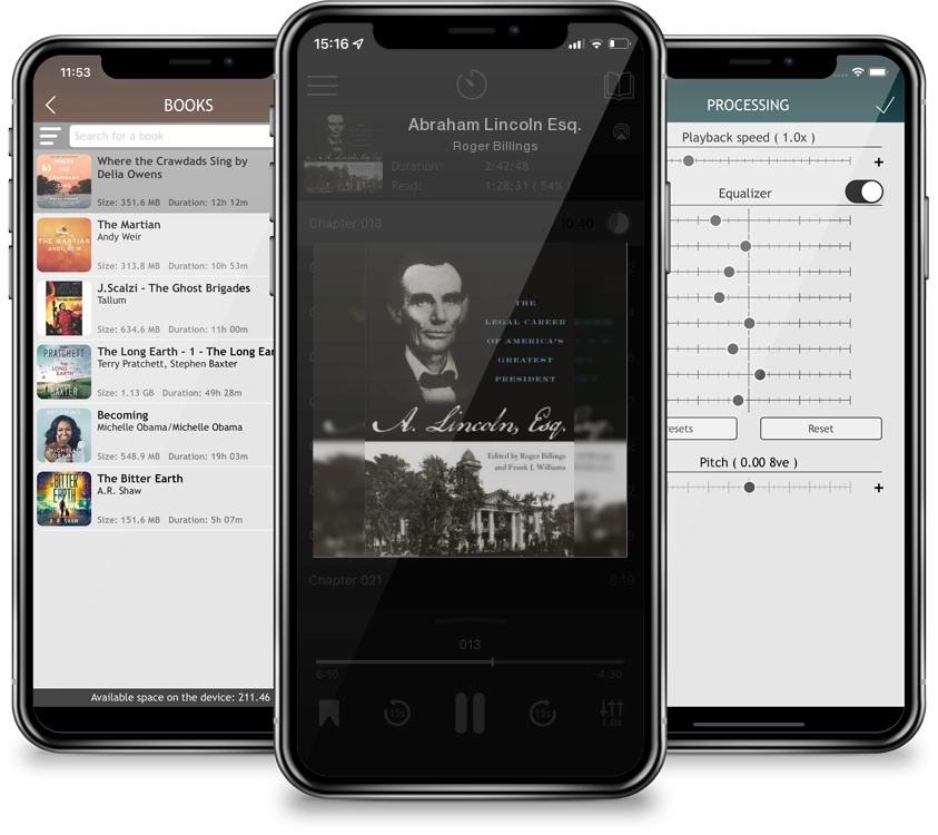 Audiobook Abraham Lincoln Esq. by Roger Billings