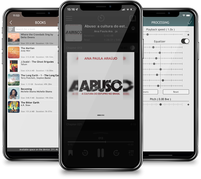 Audiobook Abuso: a cultura do estupro no Brasil by Ana Paula Araújo