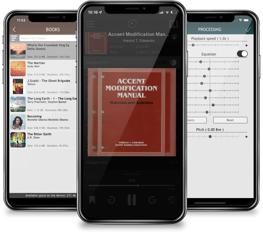 Audiobook Accent Modification Manual: Materials and Activities by Harold T. Edwards