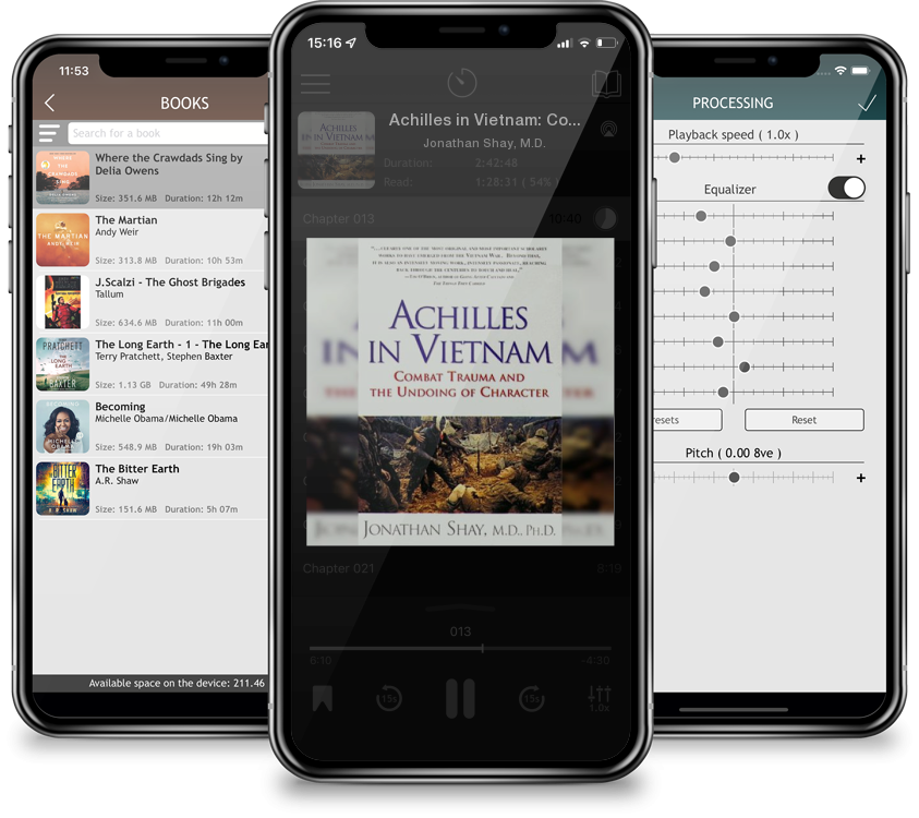 Audiobook Achilles in Vietnam: Combat Trauma and the Undoing of Character by Jonathan Shay, M.D.