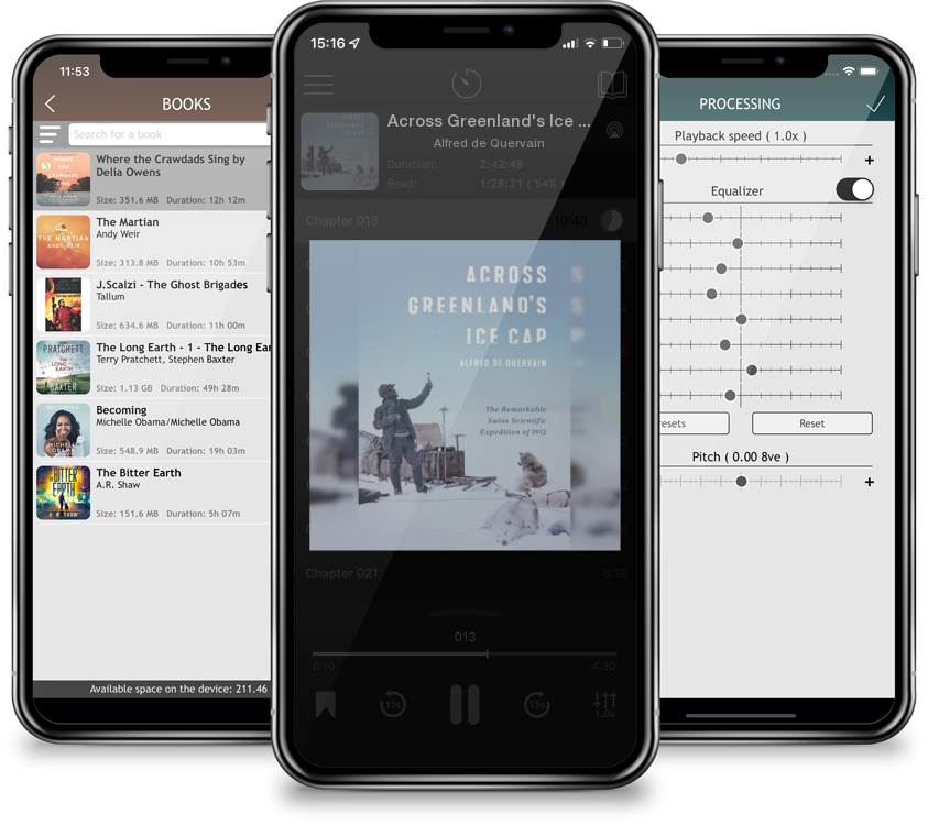 Audiobook Across Greenland\'s Ice Cap: The Remarkable Swiss Scientific Expedition of 1912 by Alfred de Quervain