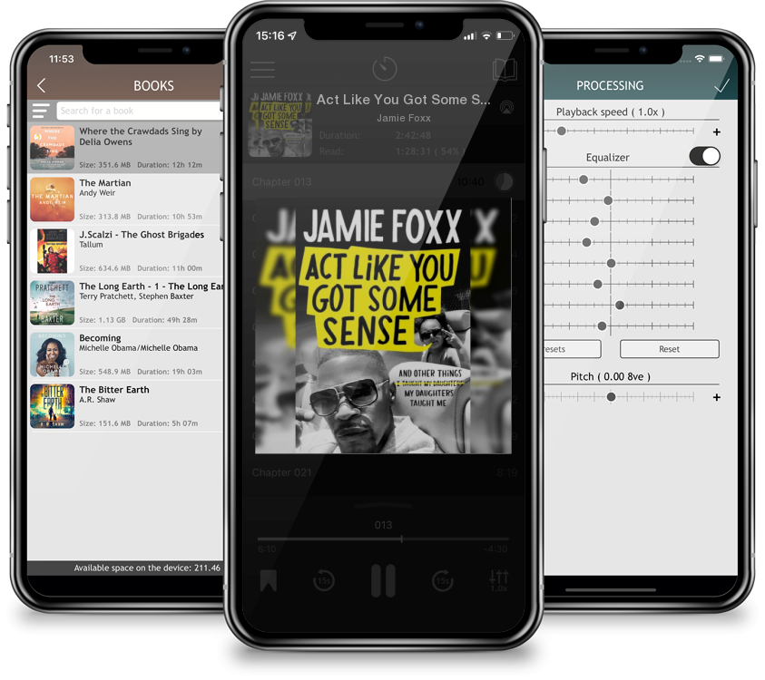 Audiobook Act Like You Got Some Sense: And Other Things My Daughters Taught Me (Large Print / Hardcover) by Jamie Foxx