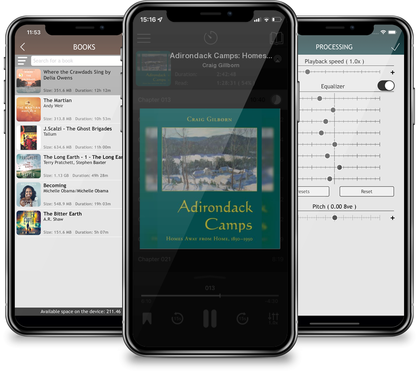 Audiobook Adirondack Camps: Homes Away from Home, 1850-1950 by Craig Gillborn
