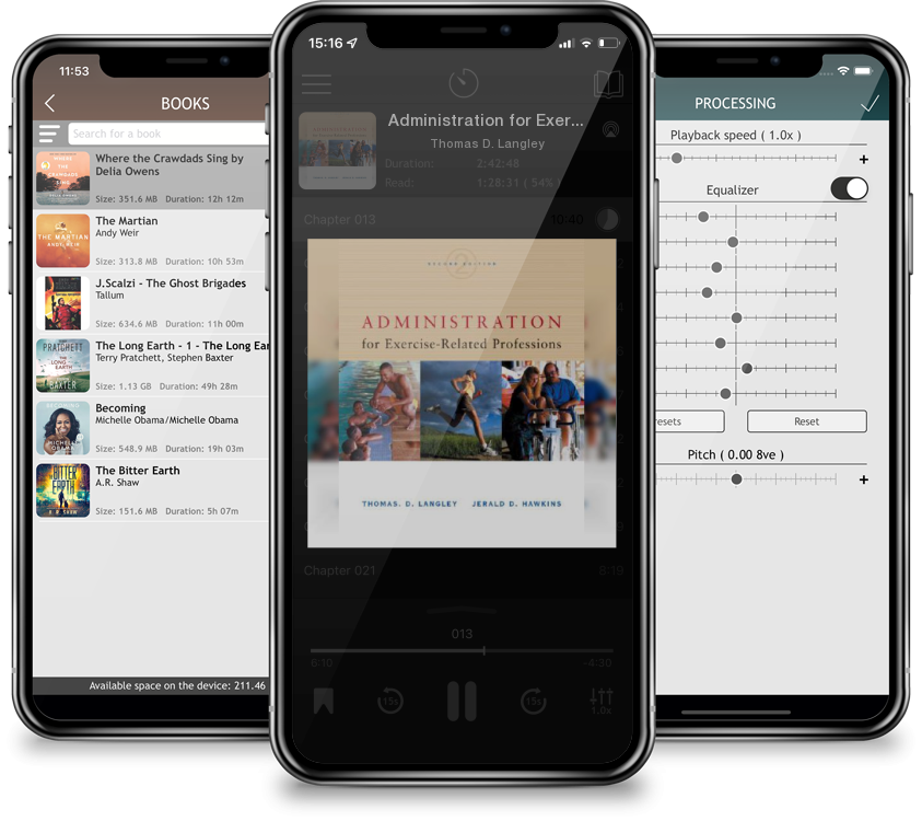 Audiobook Administration for Exercise-Related Professions by Thomas D. Langley
