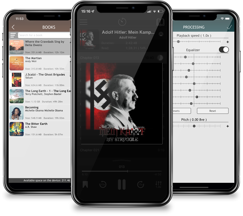 Audiobook Adolf Hitler: Mein Kampf by Adolf Hitler