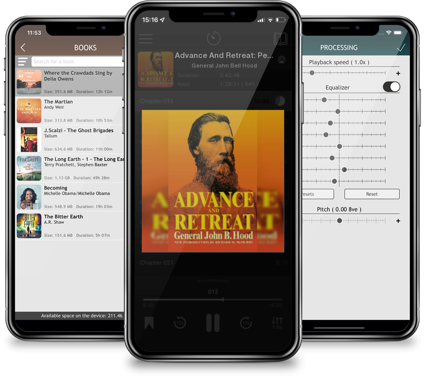 Audiobook Advance And Retreat: Personal Experiences In The United States And Confederate States Armies by General John Bell Hood