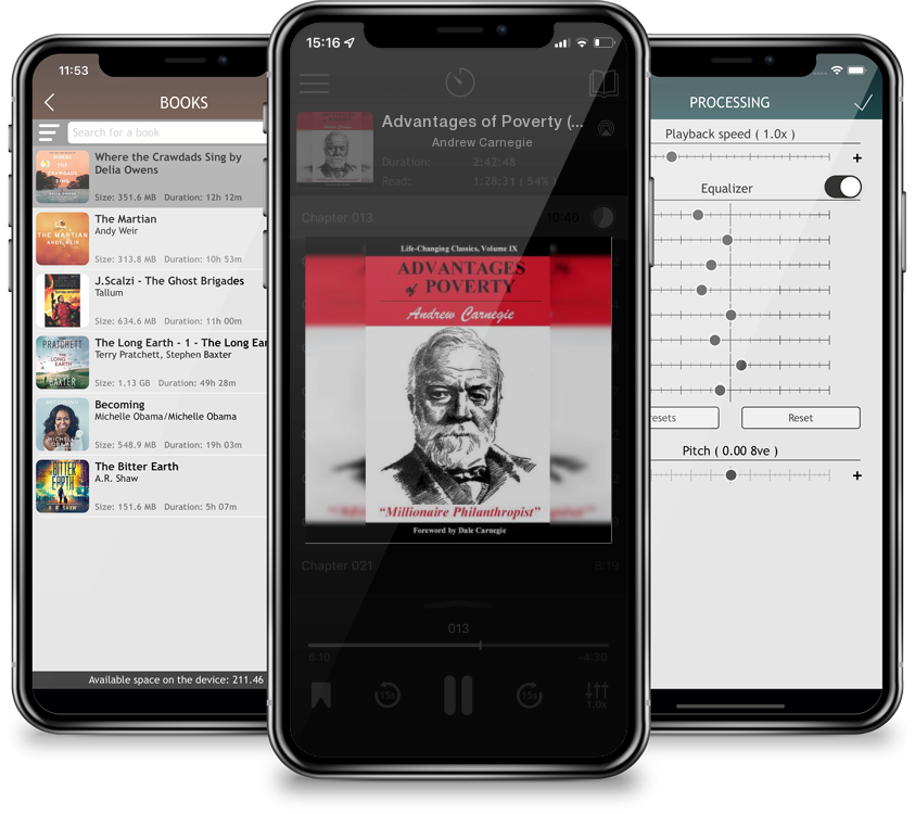Audiobook Advantages of Poverty (Life-Changing Classics) by Andrew Carnegie