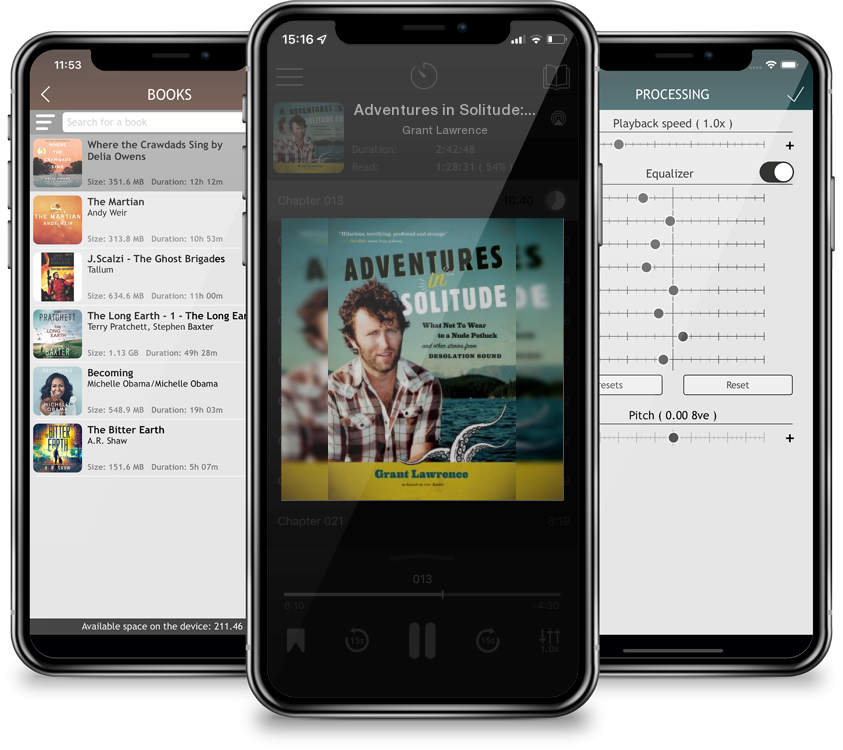 Audiobook Adventures in Solitude: What Not to Wear to a Nude Potluck and Other Stories from Desolation Sound by Grant Lawrence