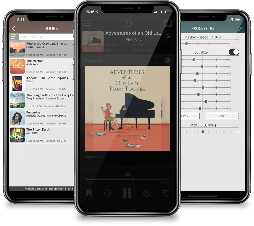 Audiobook Adventures of an Old Lady Piano Teacher by Vicki King