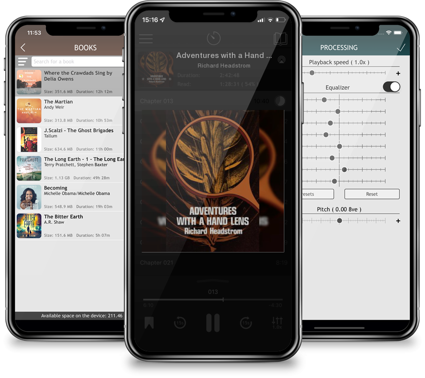 Audiobook Adventures with a Hand Lens by Richard Headstrom