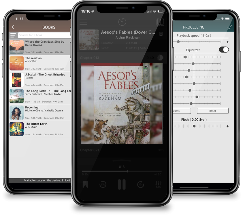 Audiobook Aesop\'s Fables (Dover Children\'s Classics) by Arthur Rackham