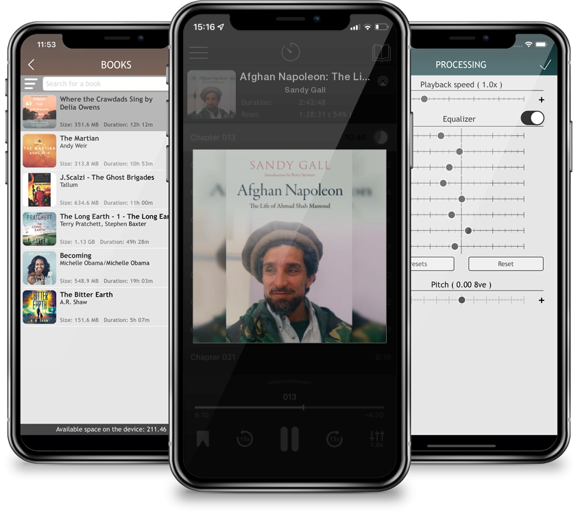 Audiobook Afghan Napoleon: The Life of Ahmad Shah Massoud by Sandy Gall