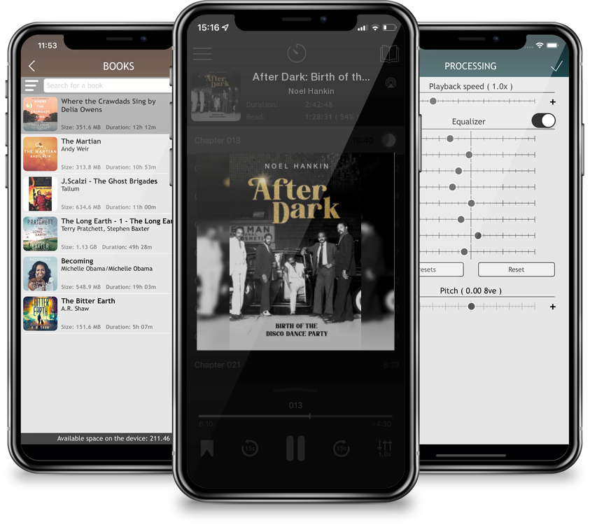 Audiobook After Dark: Birth of the Disco Dance Party by Noel Hankin