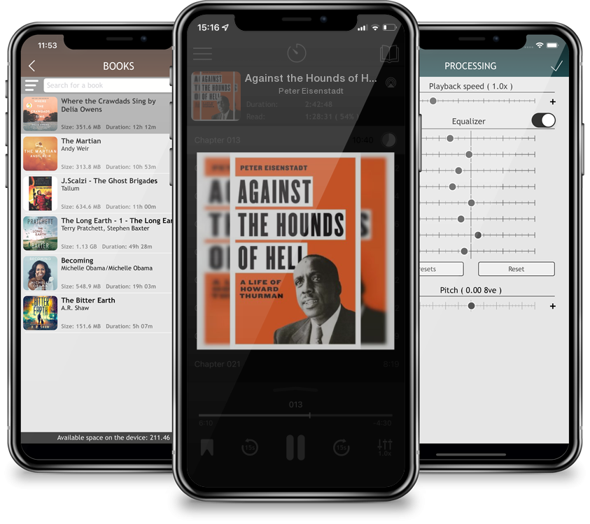 Audiobook Against the Hounds of Hell: A Life of Howard Thurman (American South) by Peter Eisenstadt