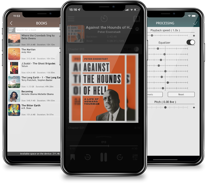 Listen Against the Hounds of Hell: A Life of Howard Thurman (American South) by Peter Eisenstadt in MP3 Audiobook Player for free