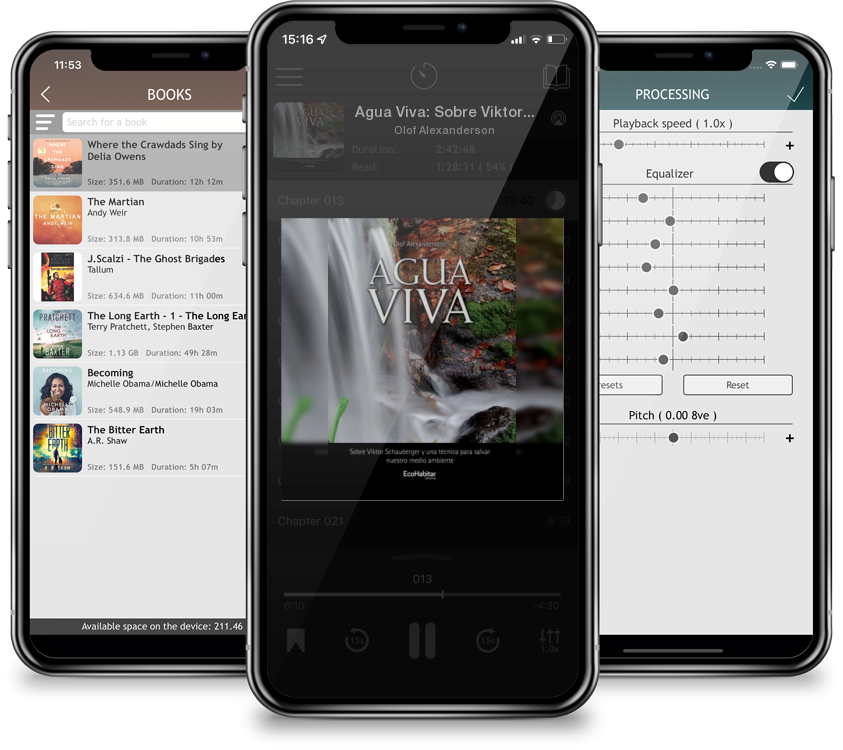 Audiobook Agua Viva: Sobre Viktor Schauberger y una técnica para salvar nuestro medio ambiente by Olof Alexanderson
