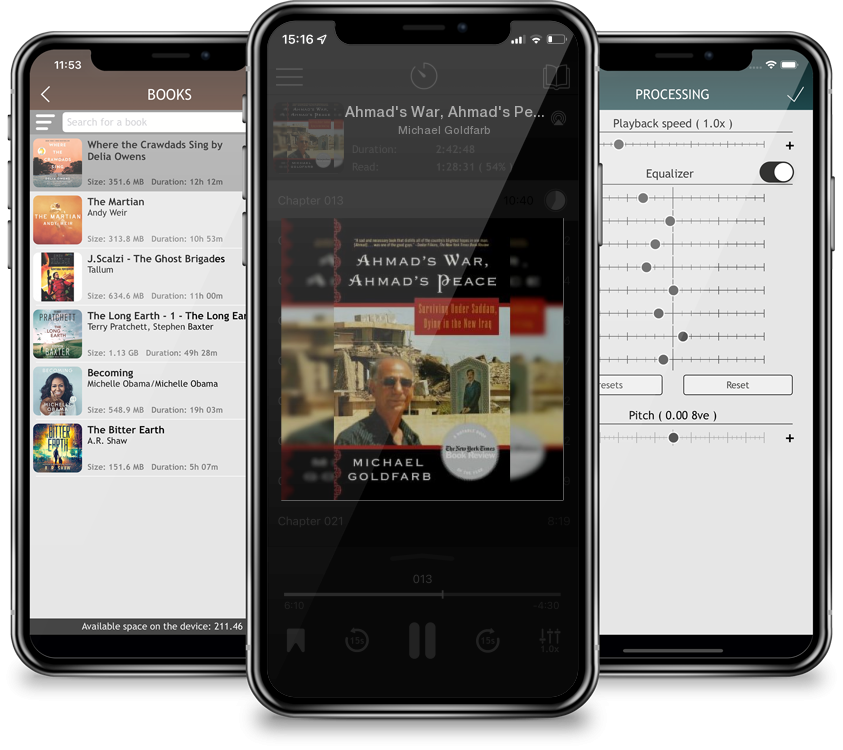 Audiobook Ahmad\'s War, Ahmad\'s Peace: Surviving Under Saddam, Dying in the New Iraq by Michael Goldfarb