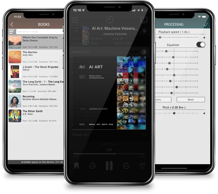Audiobook AI Art: Machine Visions and Warped Dreams by Joanna Zylinska